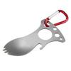 Multitool  Pocket Bottle Opener Spork Spoon Screwdriver Camp Survival Kit