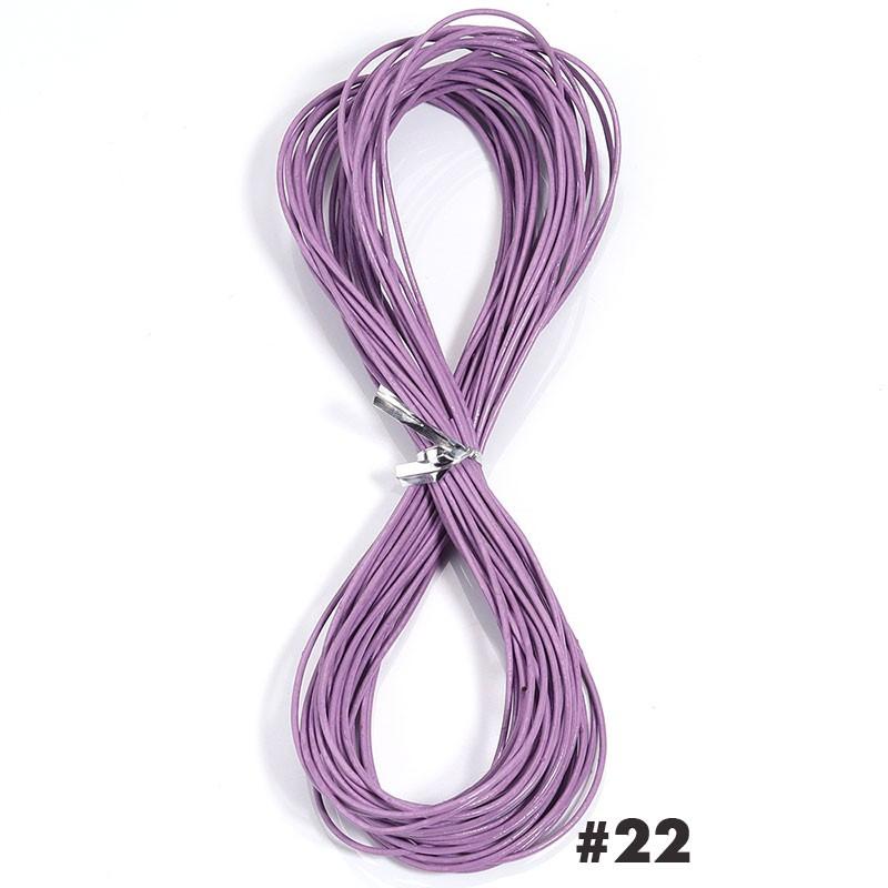 10 Yards 1,5 mm Rundes Rindsleder-Schnur Schmuck Handgemachtes Armband Material Für Schmuckherstellung Zubehör Bastelschnüre