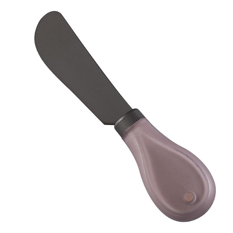 Stainless Steel Titanium-Plated Cheese Knife Set - Includes Cheese Knife, Fork, and Spatula.