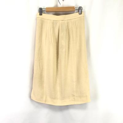 Knee-Length Tight Skirt Ivory 40 Women's M(USED)