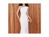 Pre-Sale Micro-Elastic Twill Dress with Metal Inlay and Asymmetric Ruched Waist