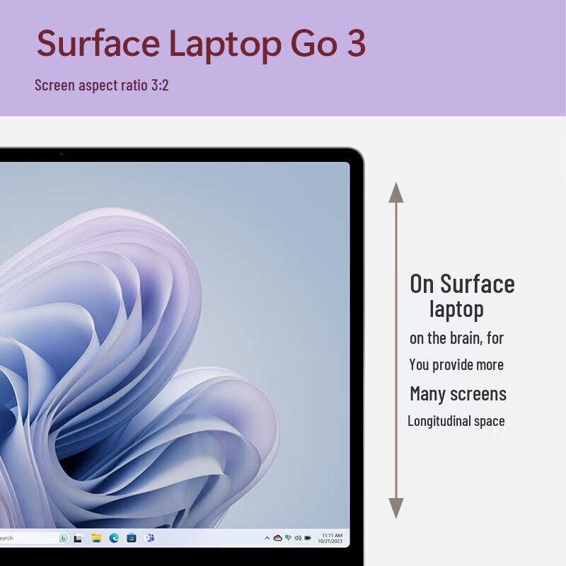 Microsoft Surface Laptop Go 3 12.4-inch Touchscreen Laptop (CN Version)