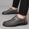 Fashion Men Korea style shoes Leather Platform Oxfords lace up Thick Tottom For Male Shoes Casual oxfords Mens Formal Dress Shoes