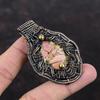 Copper Pink Opal Pendant Copper Wire Wrapped Gemstone Pendant Handmade Pendant Copper Wire Wrap Jewelry Latest Design Pendant Gift For Women