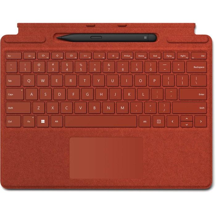 Surface Pro Slim Pen 2 + Signature Keyboard Poppy Red