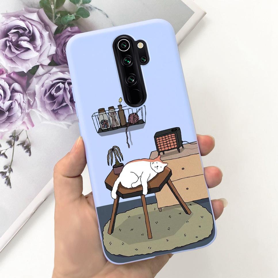 Für Xiaomi Redmi Note 8 Pro Hülle Mode Mädchen Weiche Silikon Rückseite Für Redmi Note 8Pro 8 pro Niedliche Cartoon Handyhülle Fundas
