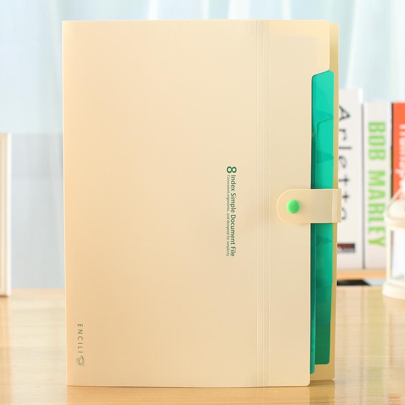 A4 Plastic Accordion File Folder for Students & Office Use