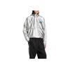 adidas Sprzęt Metaliczna Wiatrówka Casualowa Moda Wszechstronny Prosty Płaszcz Męska Odzież Wierzchnia Metaliczny Srebrny JN4526