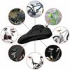 Bicycle Saddle 3D Bike Seat Cover Padded Wide Gel Soft Pad Exercise Bike Seat Cushion Wide Foam Mountain Bicycle Seat Cushion