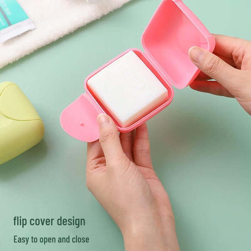 JAJALIN Portable Travel Soap Box with Lid (2-Pack)