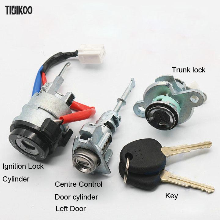 Full Door Lock Cylinder for Hyundai New Elantra Front Door Central Control Lock Ignition Lock Car Cylinder