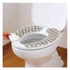 Kokubo Kogyo Petapon Plump Toilet Seat 1 Pair Used As a Power Saving Adsorption Stays In Prevents Getting Cold (Boa Type, Included) [Reusable/Also