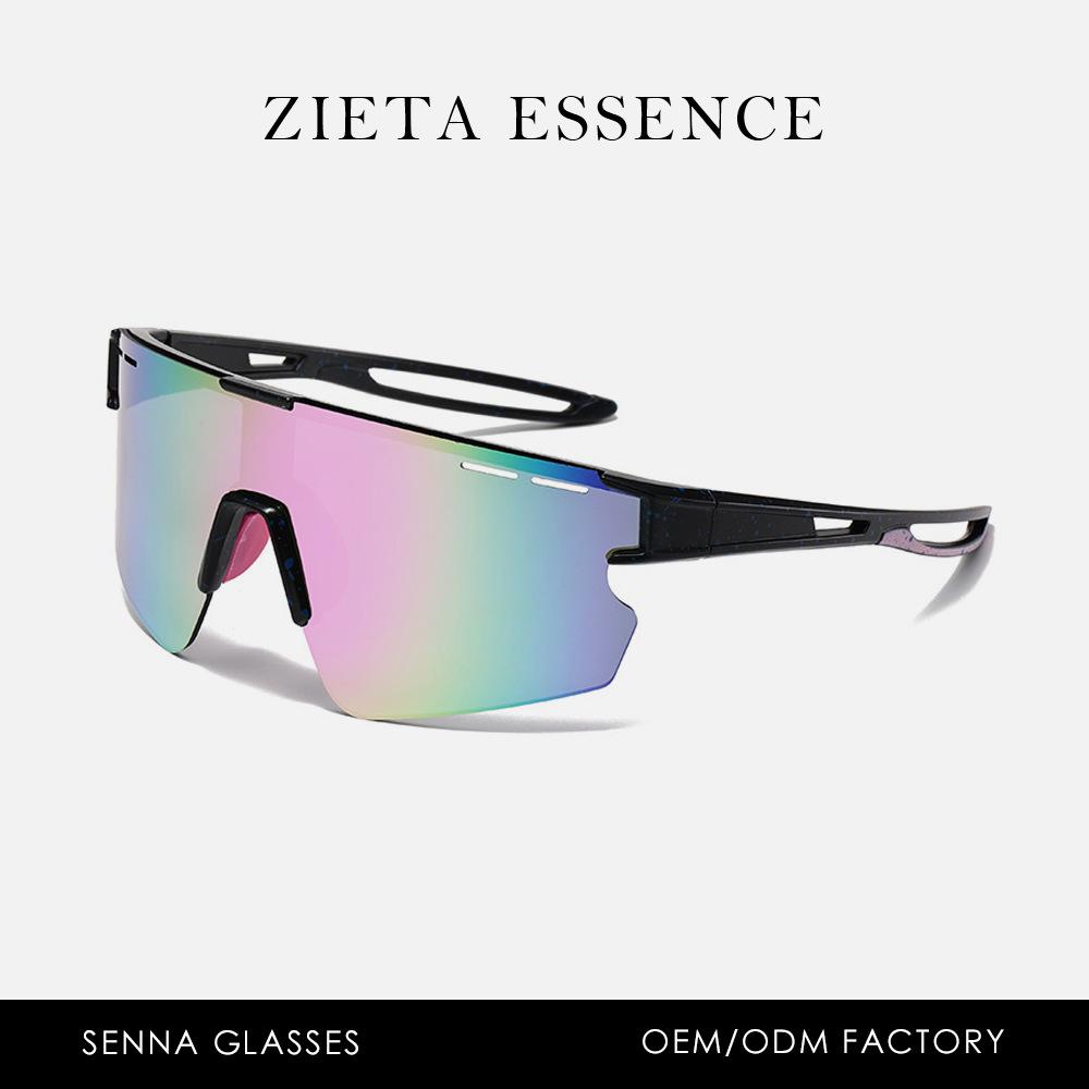 Outdoor Cycling One-Piece Colorful Goggles Windproof Punk Mountaineering Sunglasses Mountain Sunscreen Sunglasses