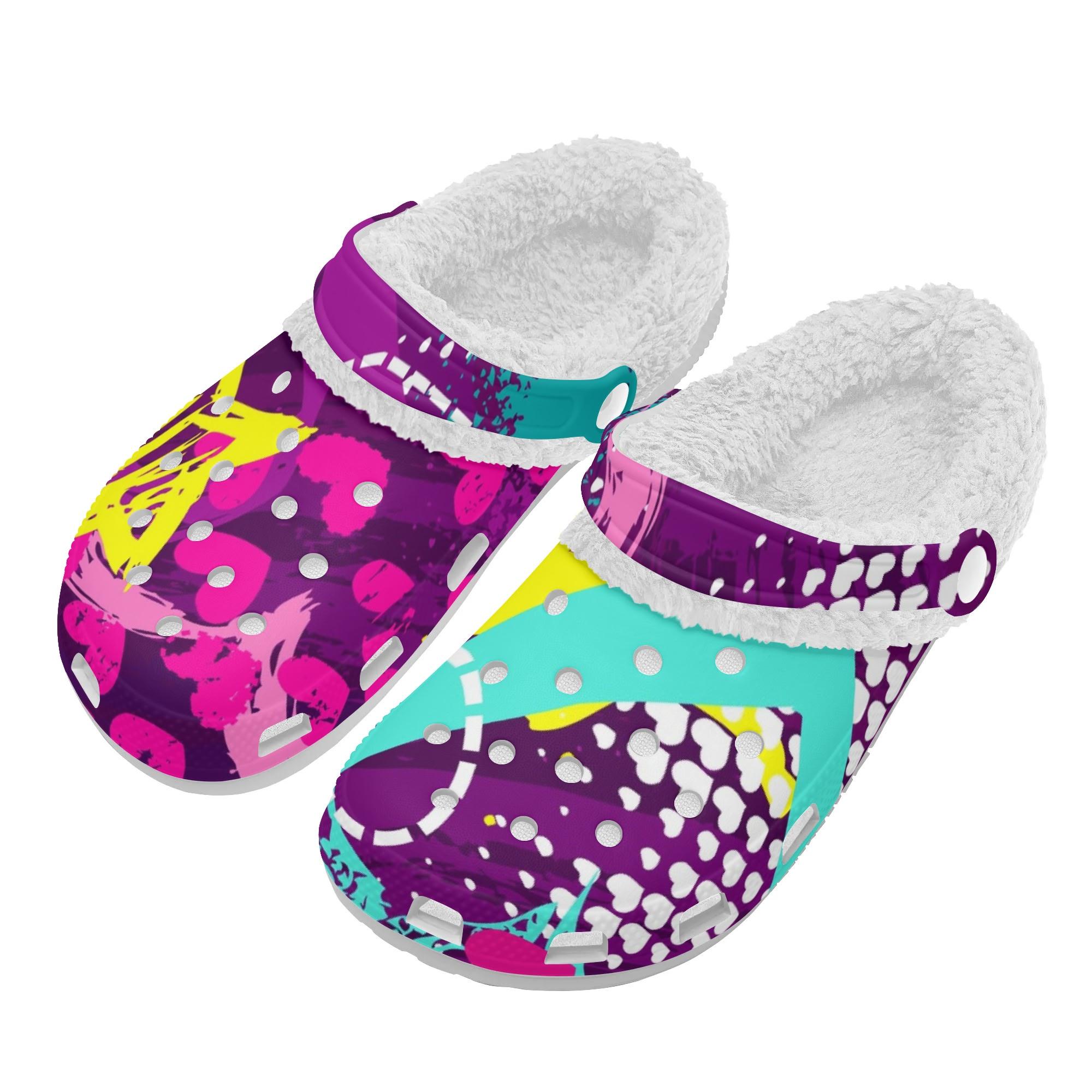 

1 Pair White EVA Winter Clogs Unisex Warm Lined Slip On Shoes Lightweight Comfort Soft Plush Interior Anti Slip Sole Indoor Outdoor Wear 48 білий