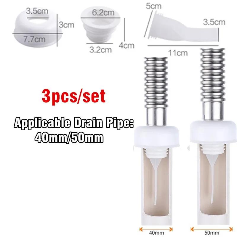 

Silicone Sink Stopper Sewer Pipe Sealing Ring Floor Drain Anti Odor Plug Washing Machine Drain Seal Cover Bathroom Accessories