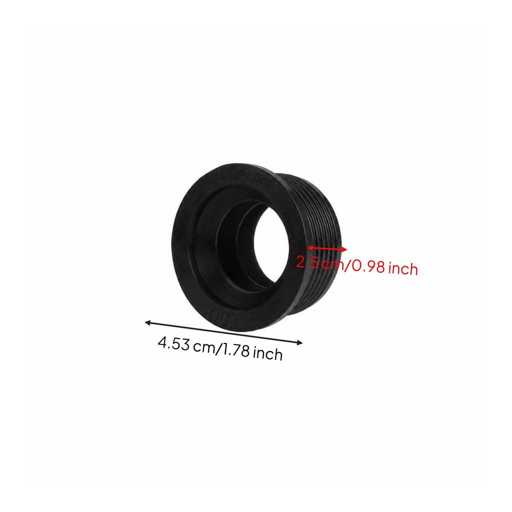 3 Pieces Sink Drain Sealing Gasket Ribbed Pipe Reducer High