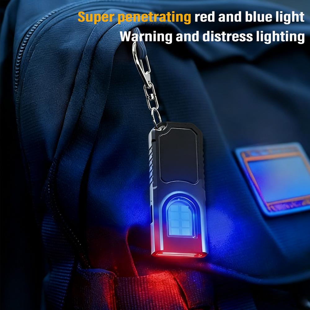 Mini Keychain Flashlight with Magnet Rechargeable Multifunction Torch Lamp Portable Clip on Flashlight Waterproof Camping Light
