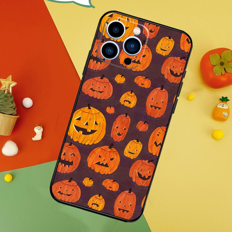 Halloween Pumpkins Phone Case For iPhone 17 Pro Max 16 15 13 12 11 14 Pro Max Plus 12 13 Mini 16e 17 Air Cover