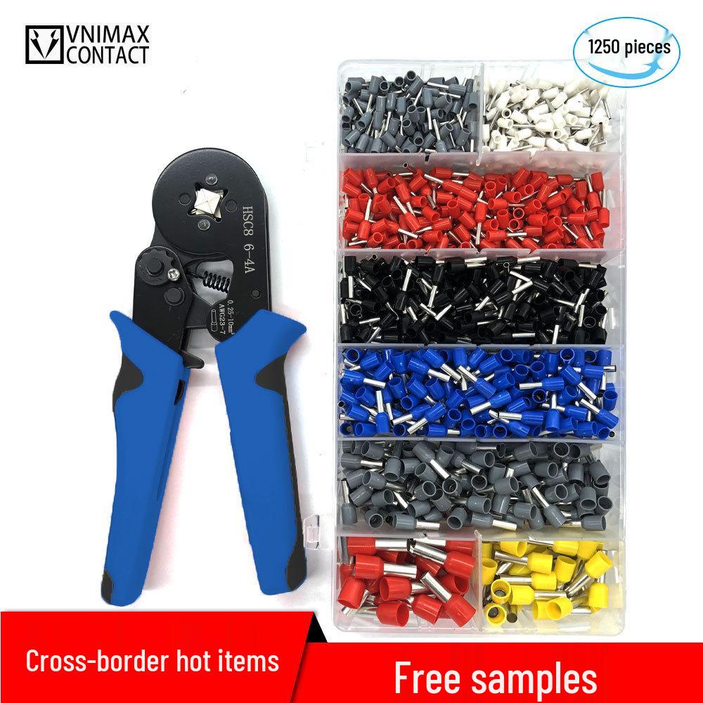 HCS8 6-4A Multi-Spec Tube Terminal Crimping Pliers Set