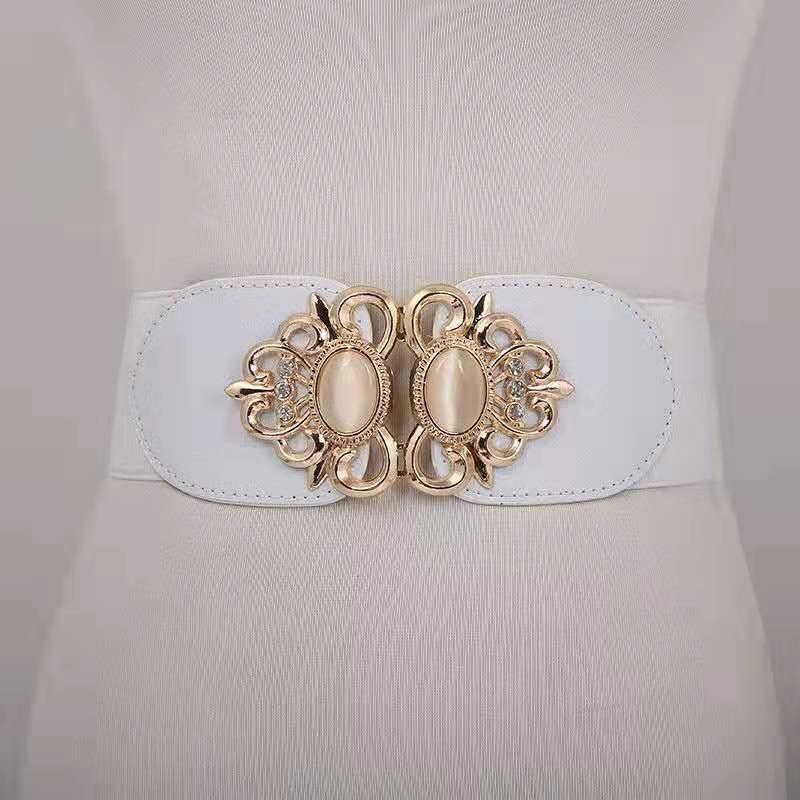 Stylish Waist Belt For Women Fashionable Dress Accent Versatile Elastic Design Available In Multiple Colors And Patterns