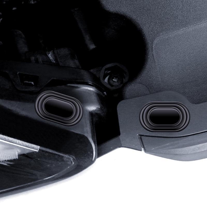 16Pcs Soundproof Car Door Protectors Thickened Silicone Anti Collision Pads Self Adhesive Vibration Damping for Most Car