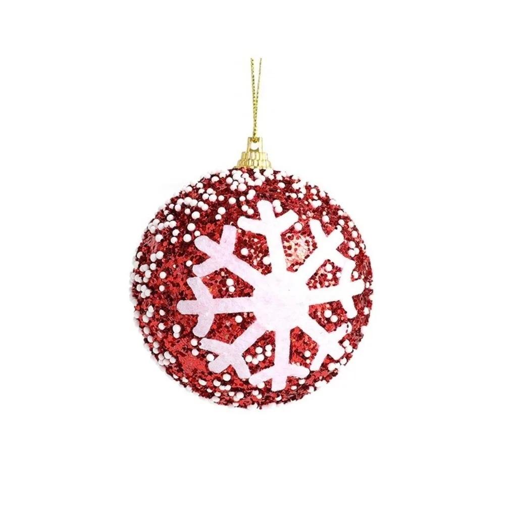 New Creative Christmas Ball Pendant Foam Bubble Xmas Tree Charm 8cm Reusable Bubble Balls Merry Christmas