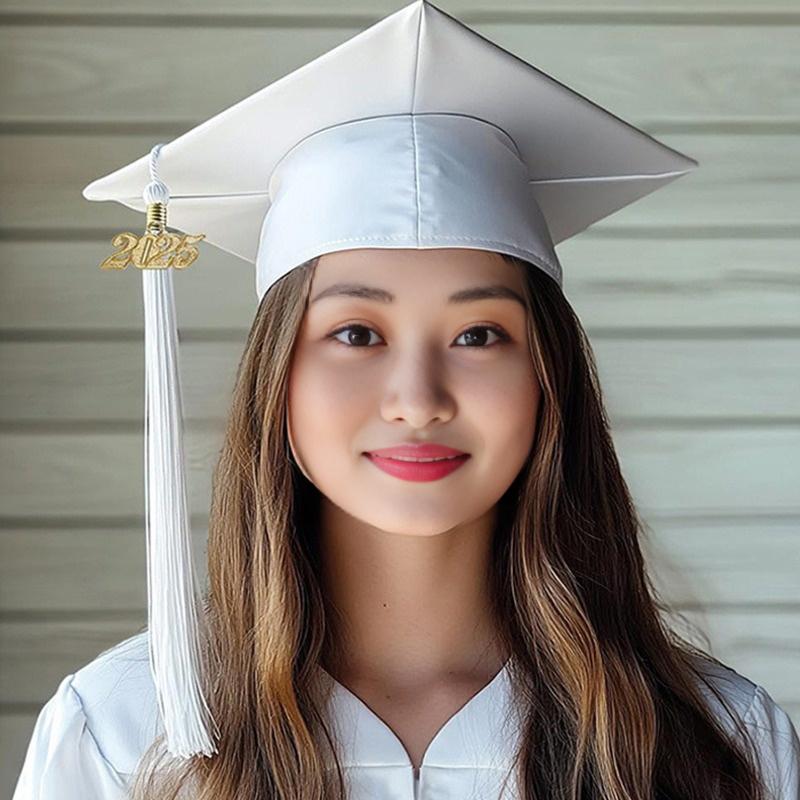 10Pcs Graduation Tassel with Date Mortarboard Tassel Fringe for Graduation Party Decorations Accesorios Graduation Hat Tassel