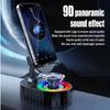 Induction Bluetooth Speaker With Phone Stand 6 In 1 Phone Holder 360° Stand Base 3000Mah Power Bank