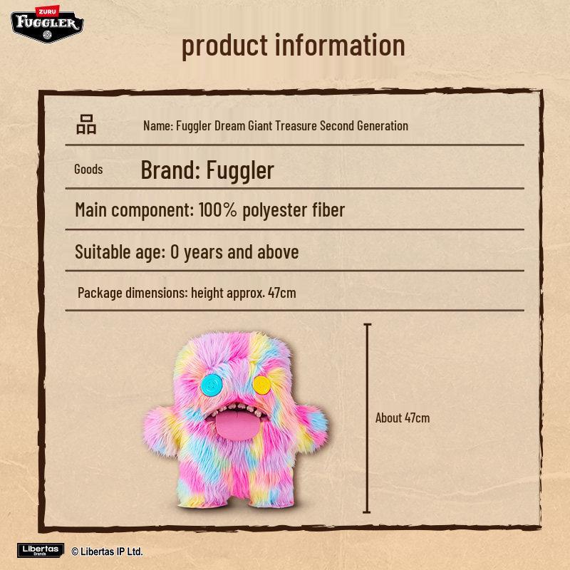 Fuggler Second Gen Plush: Cute Monster Toy - Ugly, Quirky & Trendy