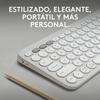 Clavier sans fil - LOGITECH - K380s - QWERTY Espagnol - Bluetooth - Blanc
