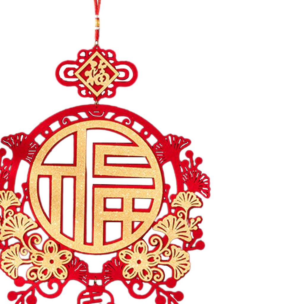 Chinese New Year Decoration Hanging Ornament Gift Red 2025 Dragon Year Oriental Chinese Knot Tassel Decoration for Wall Decor