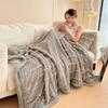 Winter Blanket Thickened Warm Lamb Wool Leisure Blanket Home Warm Thick Soft Bed Cover Knee for Office Sofa Microfiber Bedding
