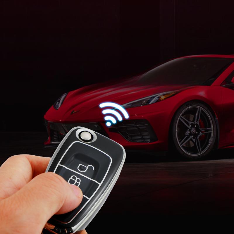 For Ford C-Max S-Max Focus Galaxy Mondeo Ranger Transit Tourneo Custom Tpu Car Remote Key Fob Shell Cover Case Keyshell