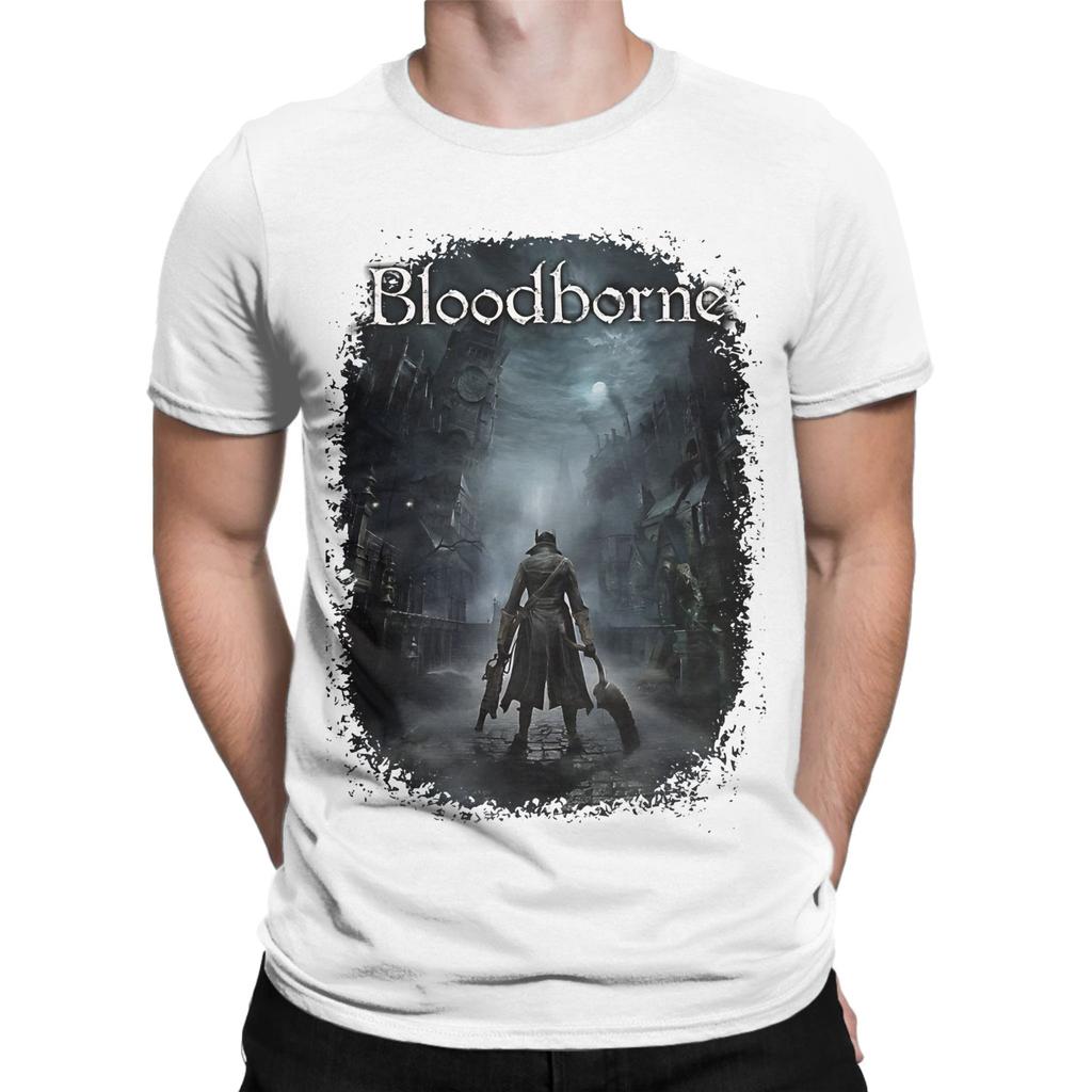 Main Hunter In Yharnam For Gamers Essential T Shirt Summer Bloodborne Tshirts Unisexs Cotton O Neck Plus Size Top Tees Tshirt