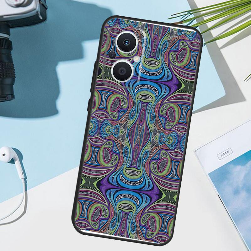 Bohemian Style Cover For OPPO Reno 14F 13F 12F 11F 8T 7 8 Lite 10 11 12 13 14 OPPO Find X9 X8 X5 X6 Pro Case