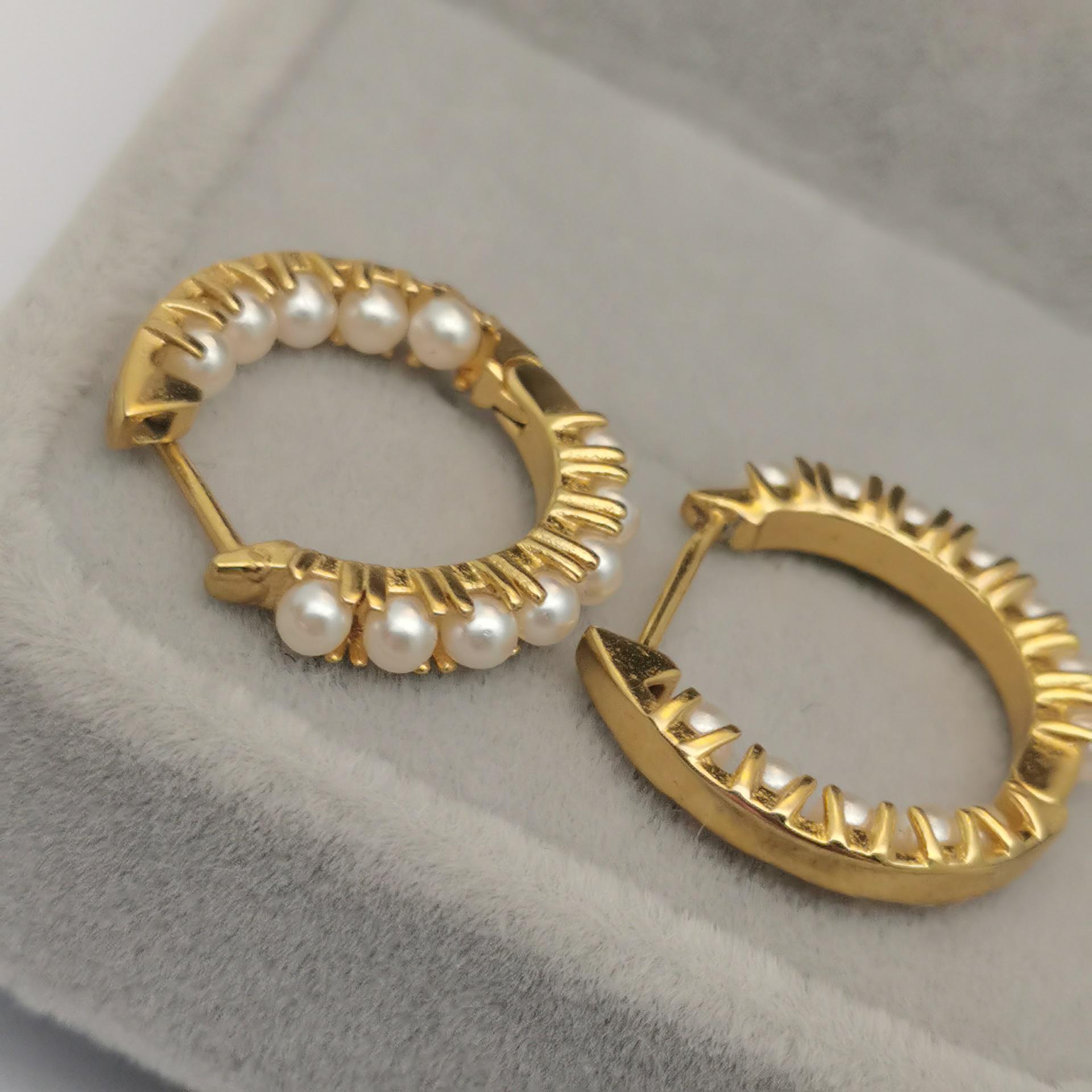 2025 European American Cross-Border Round Hoop Stainless Steel Earrings
