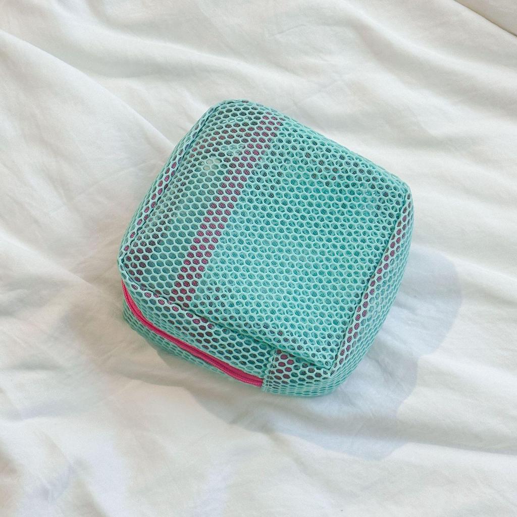 Portable Transparent Mesh Makeup Bag & Travel Toiletry Organizer