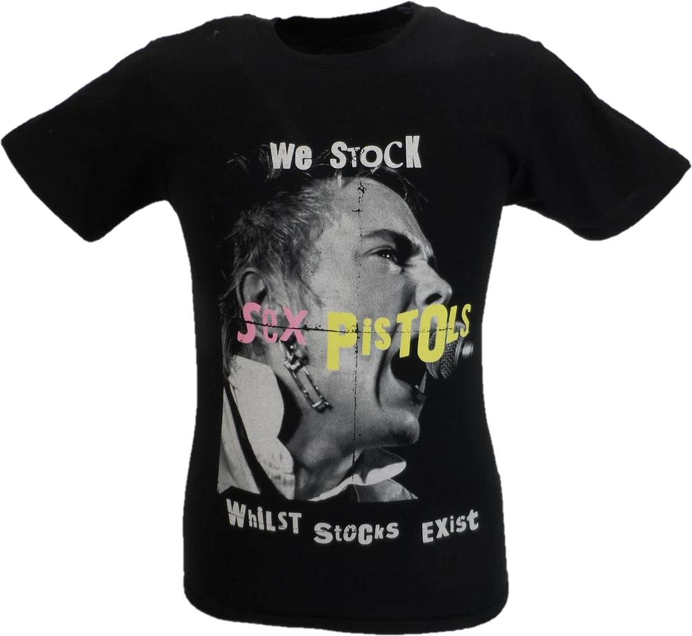 Unisexs Black Official We Stock The Sex Pistols T Shirt S