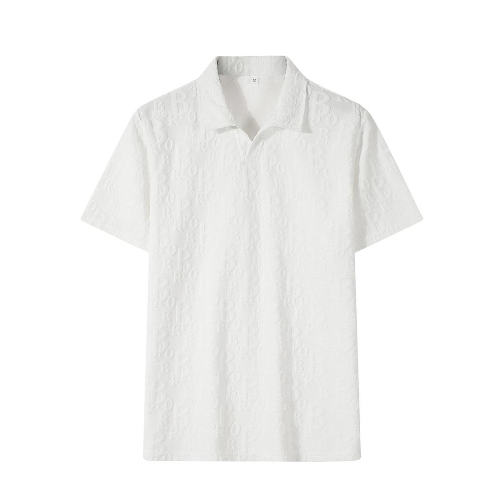 Herren Einfarbiges V-Ausschnitt Oberteil Herren Sport Kurzarmshirt