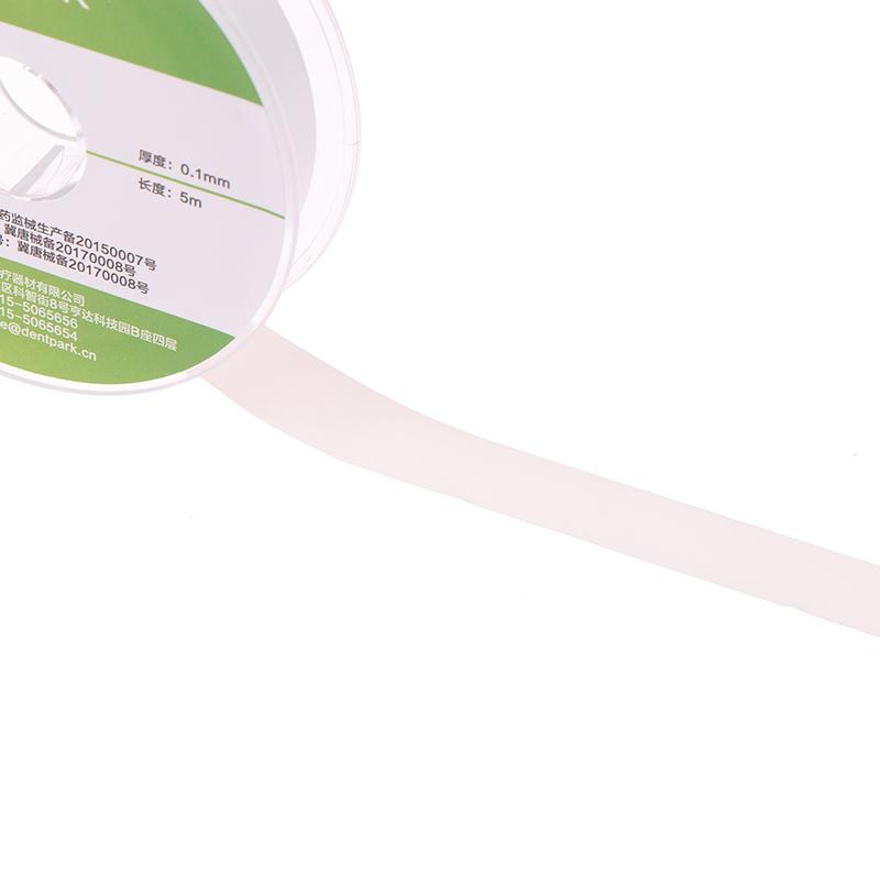 5M Dental Teflon Matrix Bands White Ptfe Raw Material Belt Contoured Matrices Thickness 0.1Mm Dentistry Materials