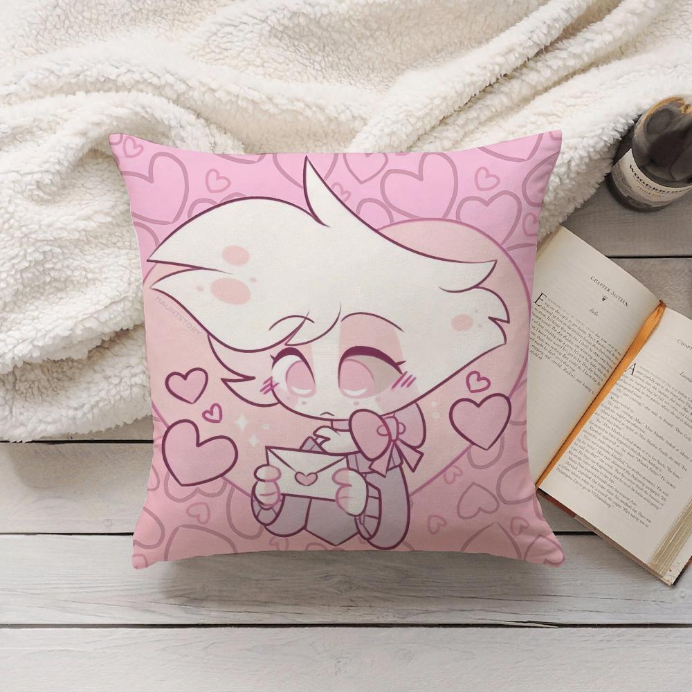 Cartoon H-Helluva B-Boss Pillow Case Home Decoration Cushion Cover Suitable For Bedroom Car Office Sofa