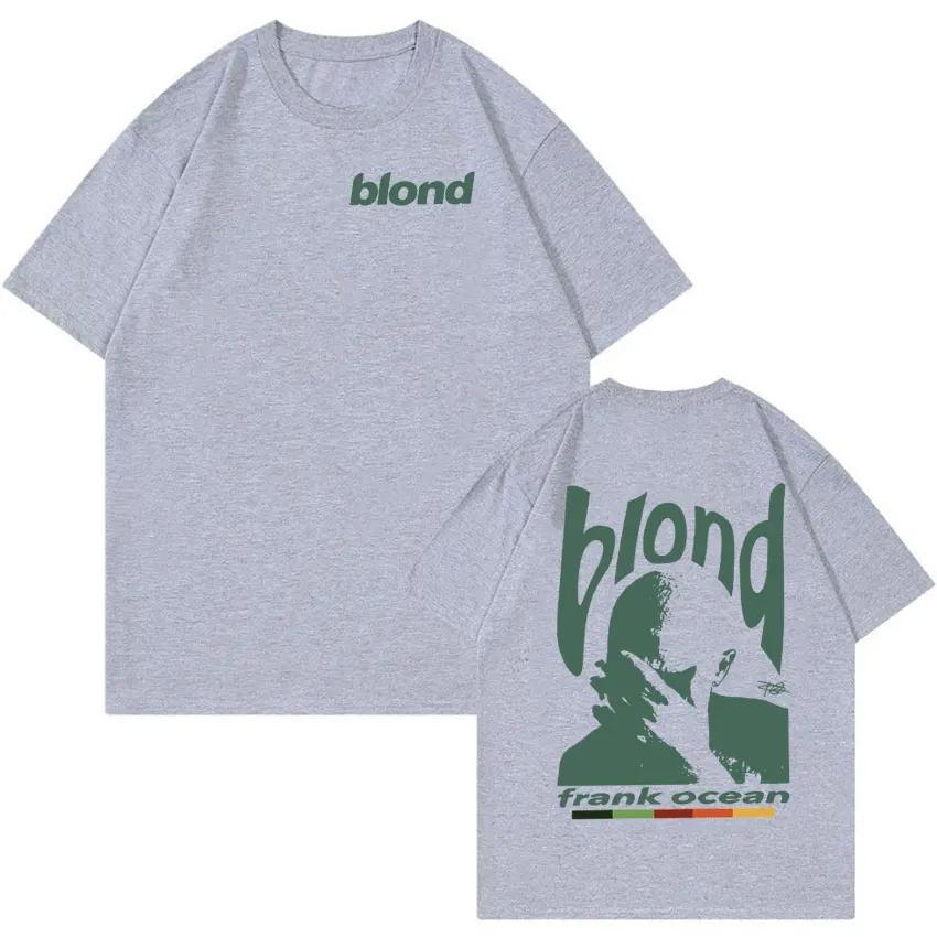 2026 Hot Rapper Frank Retro Graphic T Shirt Unisexs Unisex Hip Hop Ocean Album Clothing TShirts Y2k Unisex Blond Fashion Tshirt