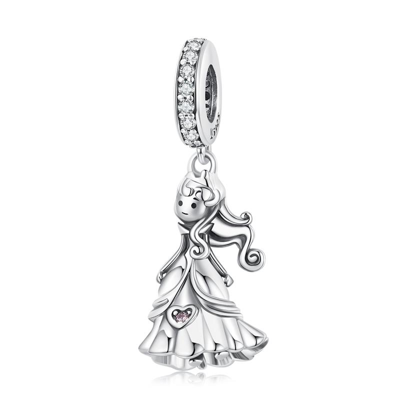 BAMOER 925 Silver Prince of the Sea Pendant Charms for Bracelet or Necklace 925 Silver Beads Bijoux DIY