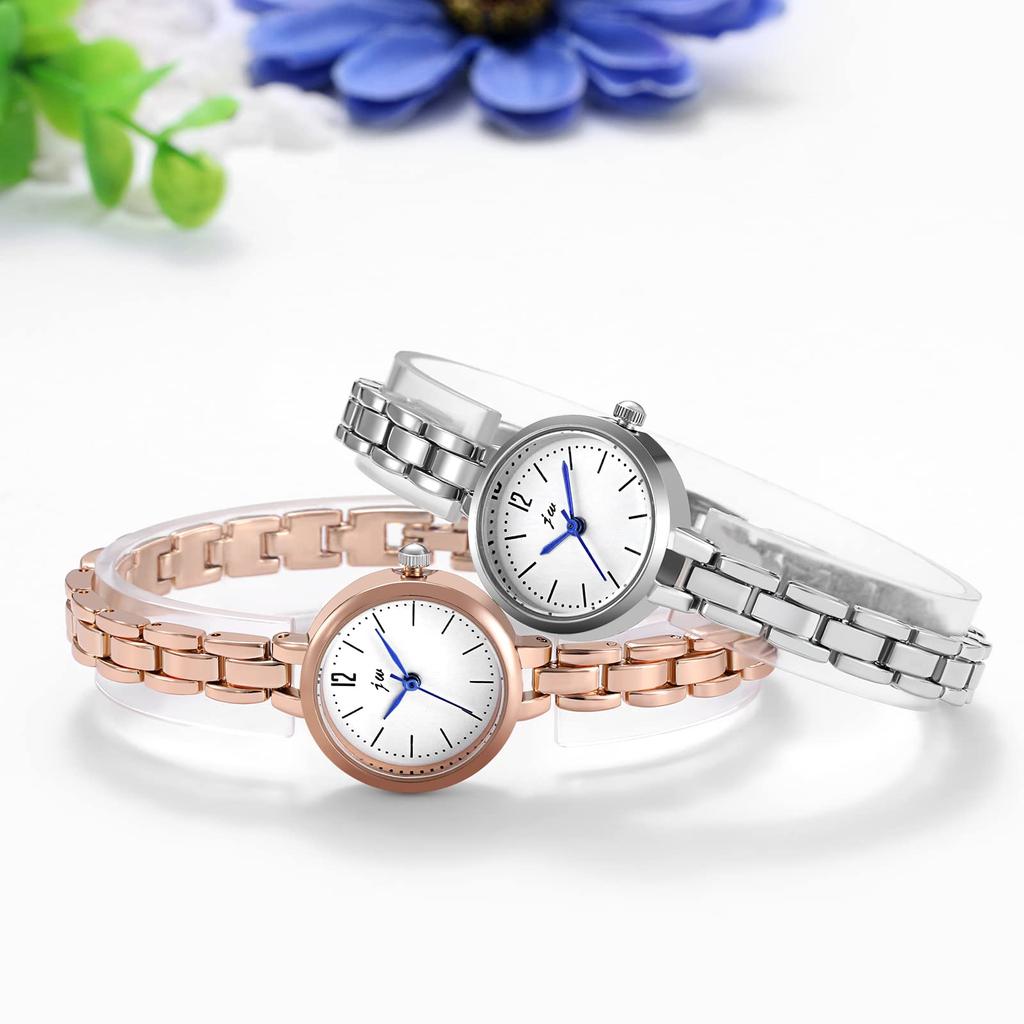 Watch with Analog Alloy Stylish Perfect Gift for Day Women's Bracelet, Display, Popular, Simple, Strap, Silver, Birthdays, Anniversaries, Christmas,
