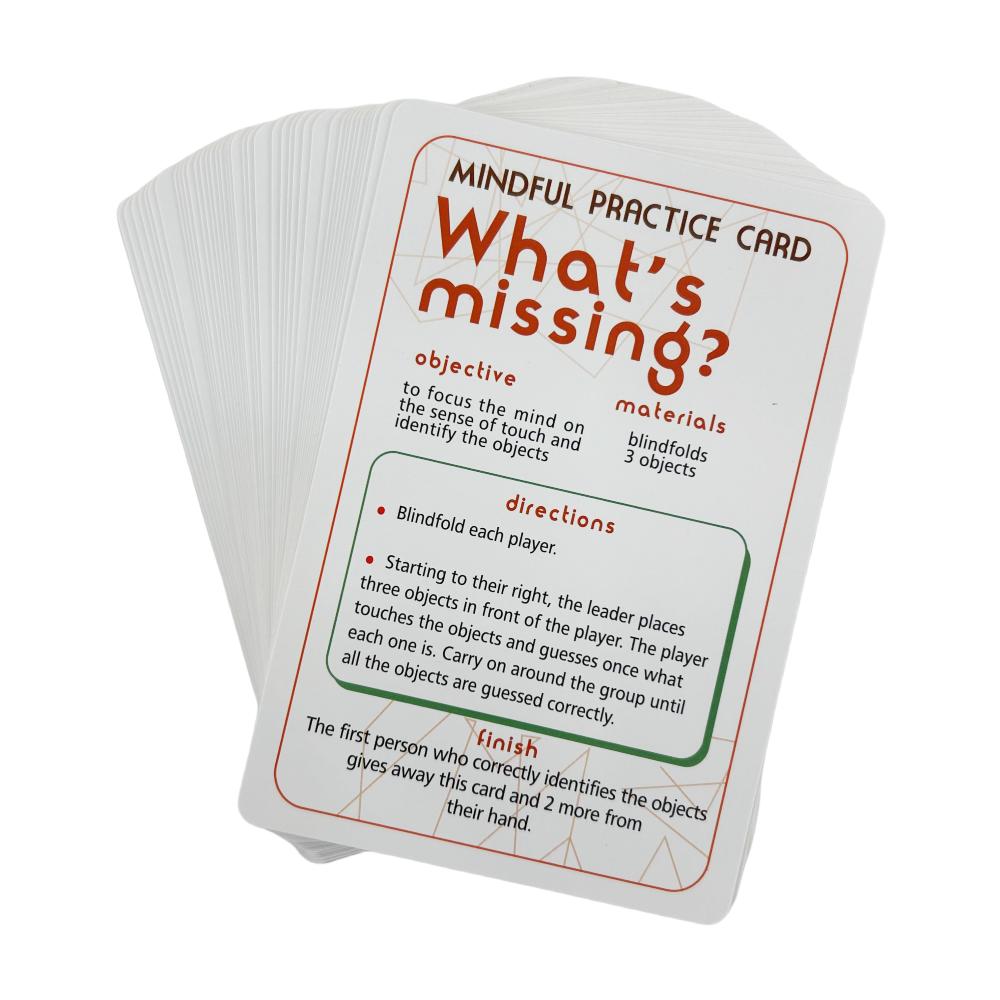 Mindfulness Therapy Games The Mind Fulness Card Game Social Skills 40 Cards For Playing Card Game Board Game