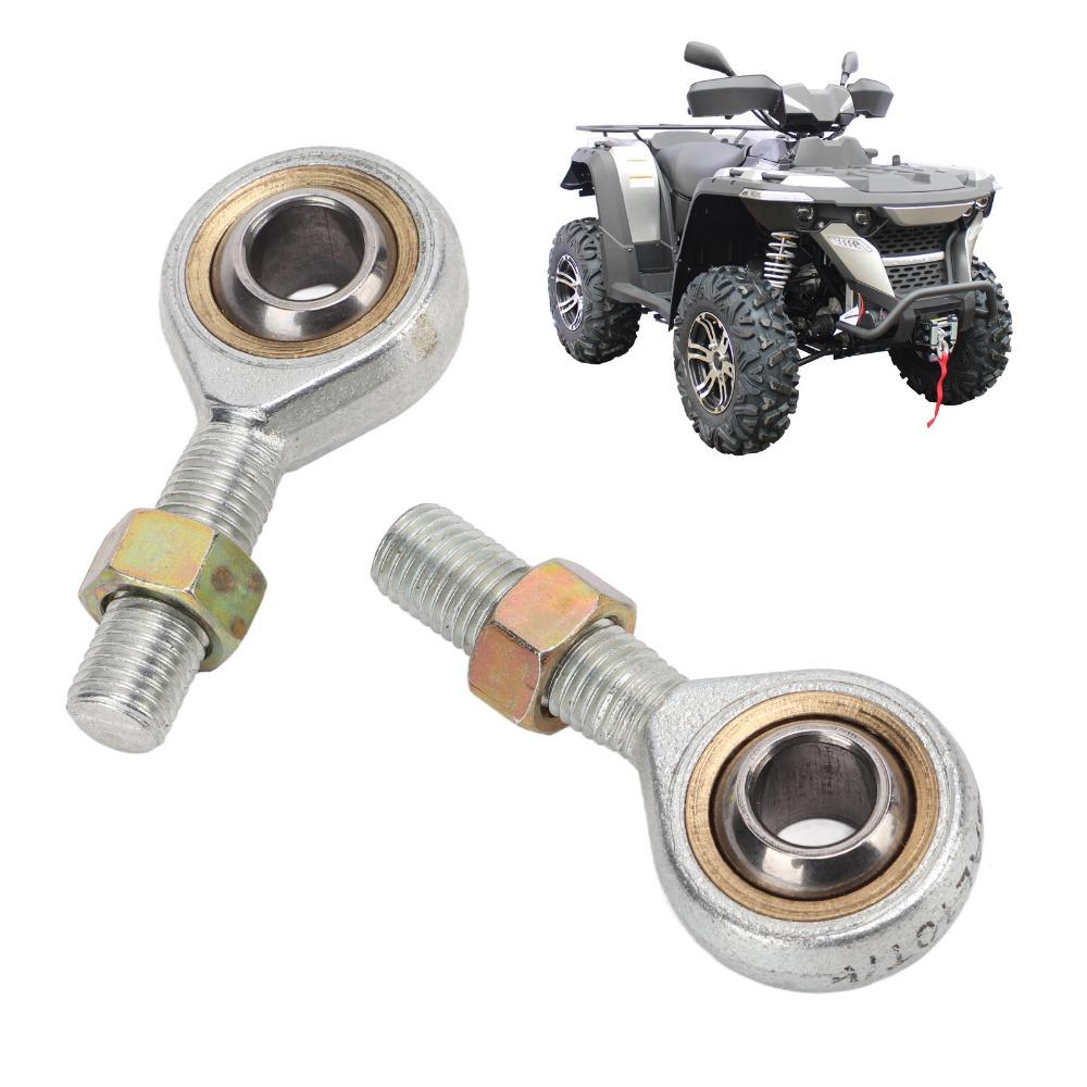 2Pcs Left Right Hand Thread Ball Joint Heim Joint M10 Thread Tie Rod Ball Joint For Quad