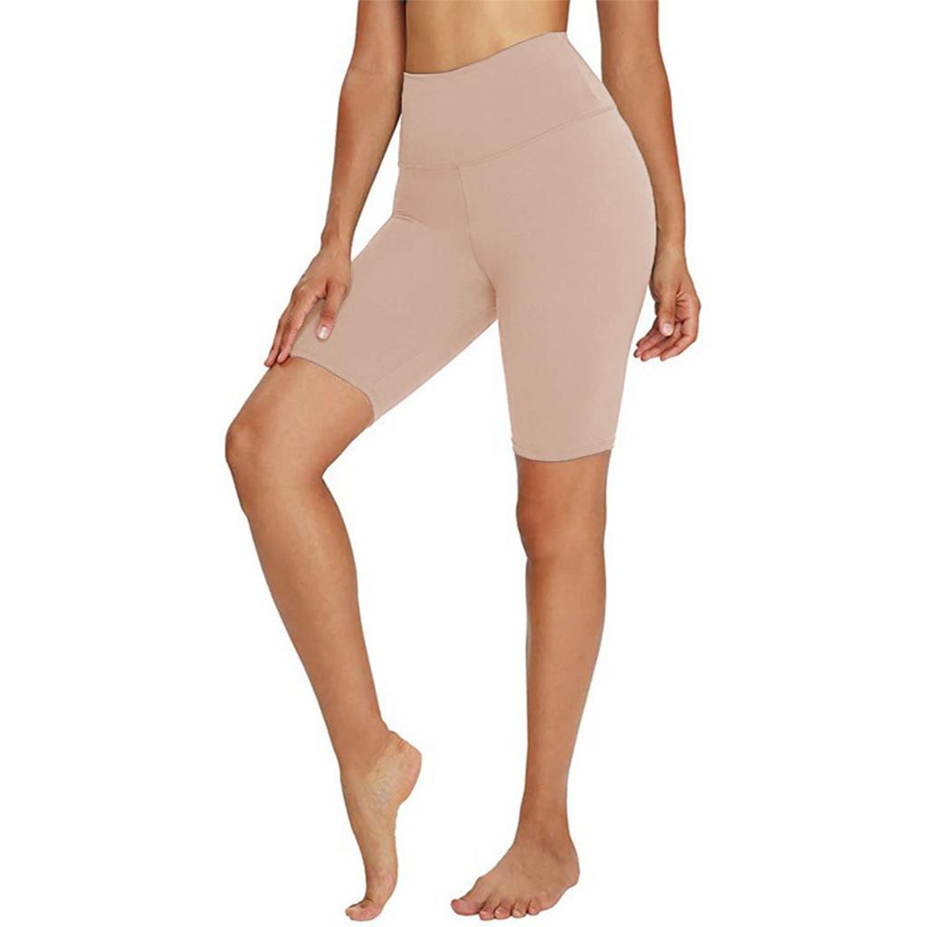 Women's Barely-There Yoga Shorts, Peach Buttocks Fitness Pants, High-Elastic Tight Abdomen-Lifting Buttocks Cycling Pants