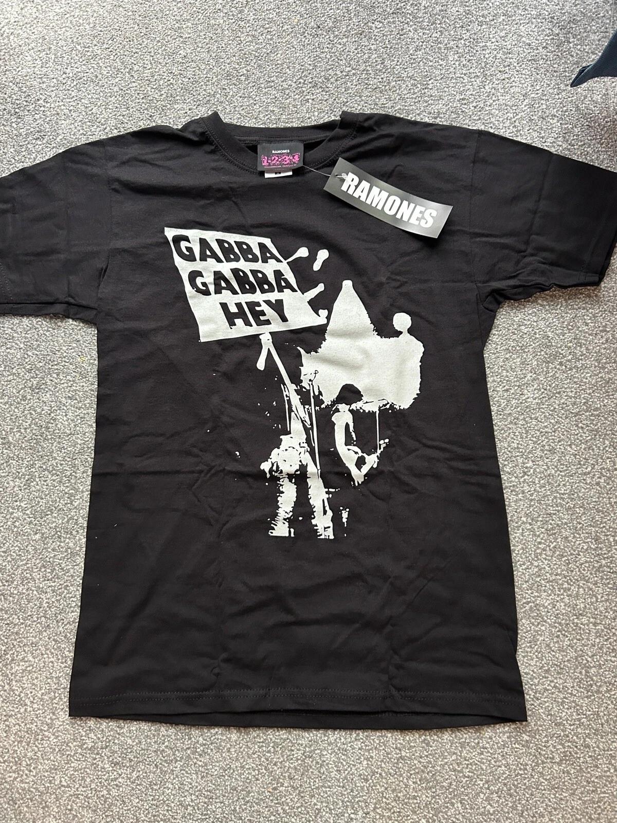 

T-shirt Ramones Gabba Gabba Hey Black S