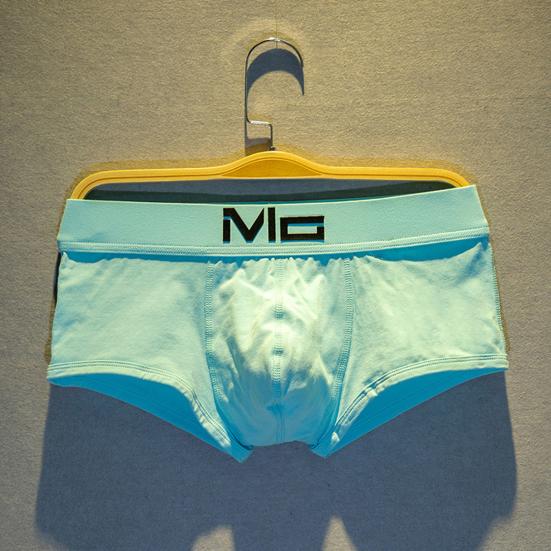 Men Boxer Underwear Low-rise Elastic Waistband Letter Print Shorts Briefs U-convex Breathable Non-Stuffy