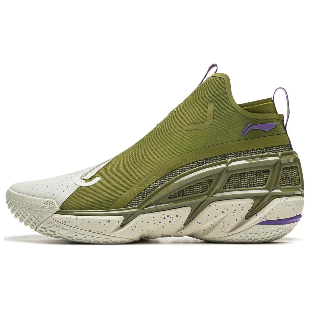 Pantofi de baschet Li Ning Fan Wu 4.5 Bărbați sneaker Verde ABFU031-4